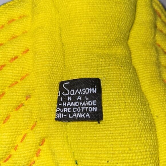 Barbara Sansoni Plush Stingray Original Handwoven Hank Dyed Sri Lanka - Picture 7 of 11